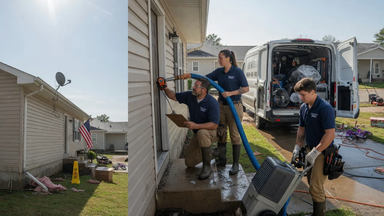 Ceiling Water Damage Restoration in Dundas, IL near me